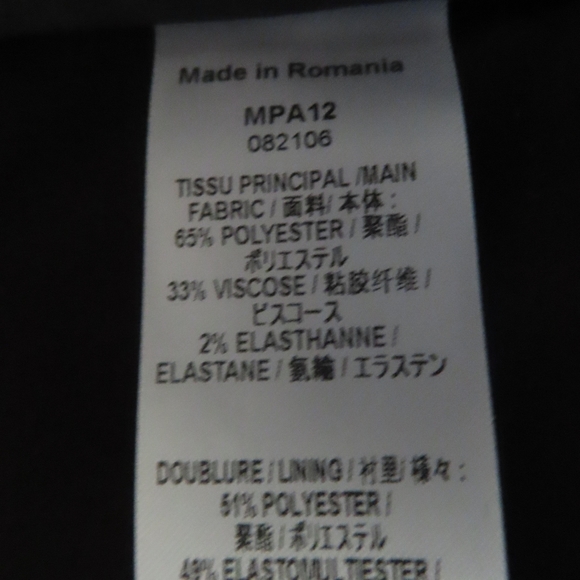 Tiffany & Co Dress Pants Mens 37 / 38 Wardrobe Unhemmed NWOT lot of 3 (40x34.5) - Picture 6 of 6